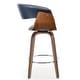 preview thumbnail 37 of 186, 26"/29" Faux Leather Swivel Bar Stools, Wood Counter Stool