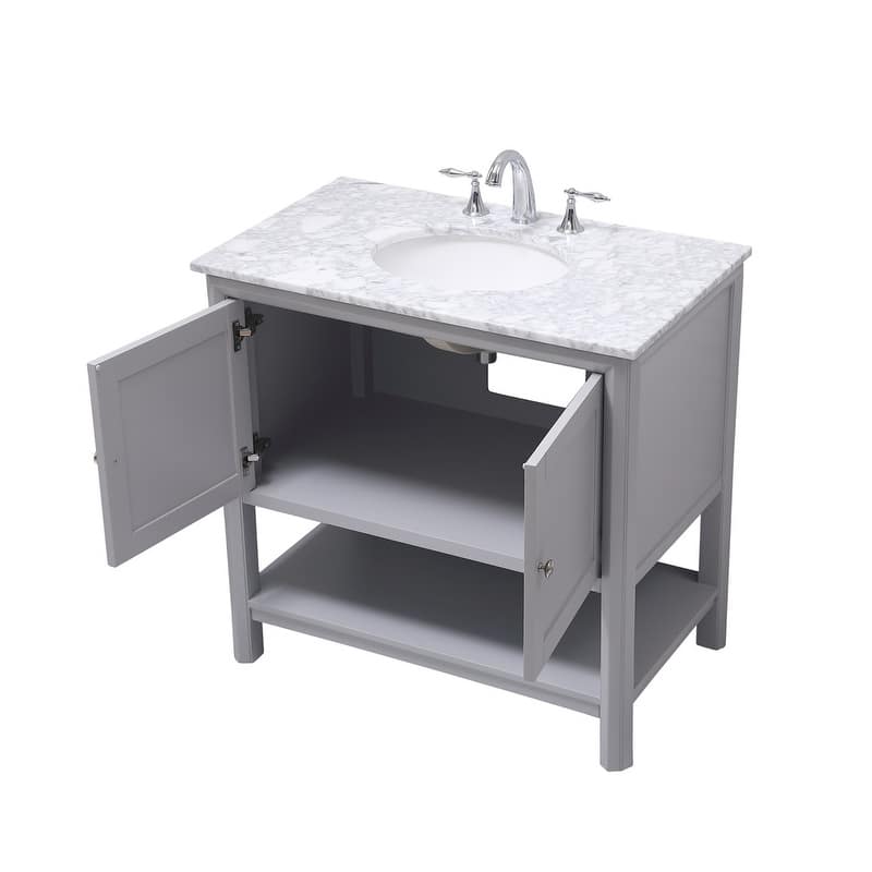 36" Single Bathroom Vanity Set