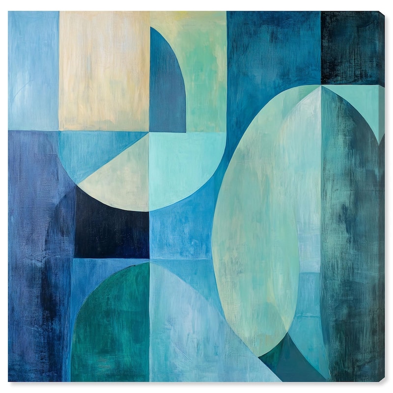 Color Blocks II Canvas by Art Remedy, Gallery Wrapped - 40" x 40"