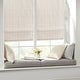 preview thumbnail 70 of 97, Madison Park Colm Basketweave Room Darkening Cordless Roman Shade