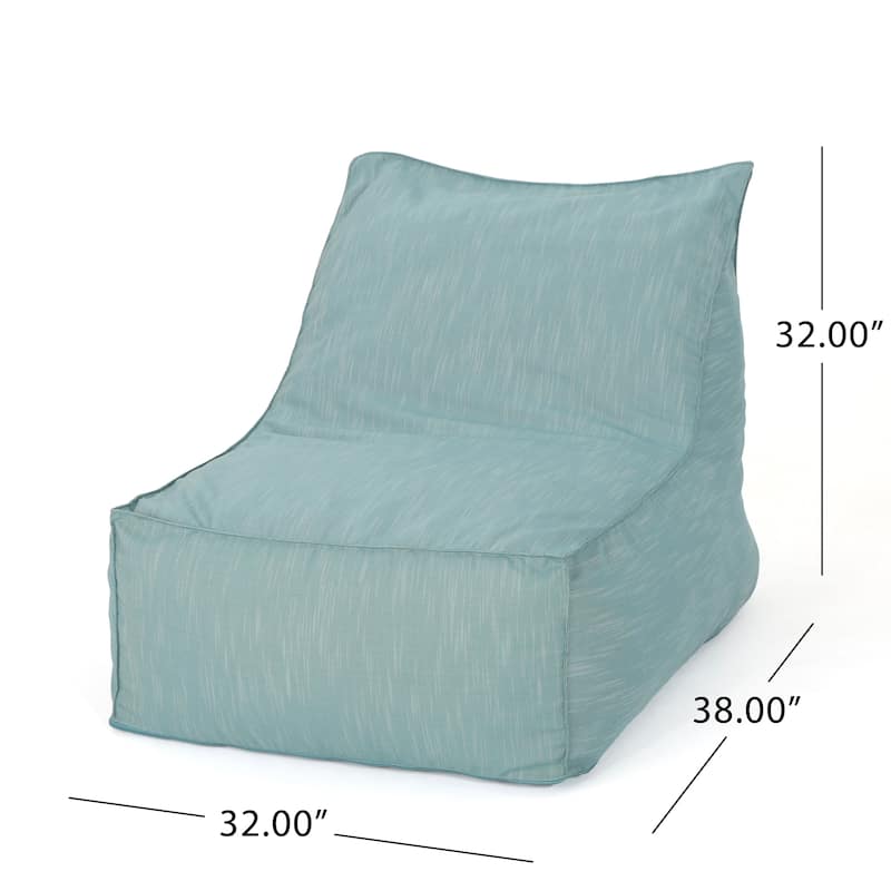Tulum Indoor/Outdoor Bean Bag Lounger by Christopher Knight Home
