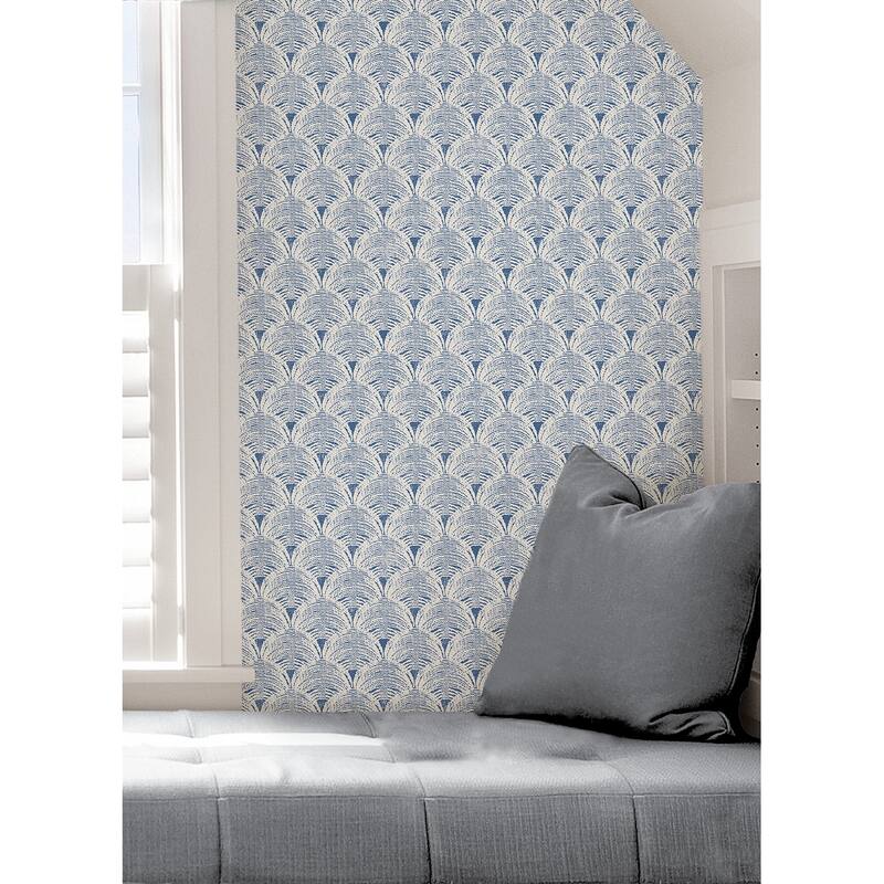 NuWallpaper Blue Manila Peel & Stick Wallpaper - 216 x 20.5 x 0.025