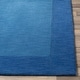 preview thumbnail 13 of 21, Hand Loomed Odessa Solid Bordered Tone-On-Tone Wool Area Rug