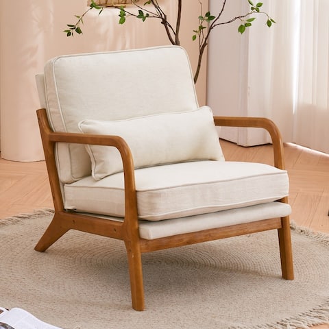 Upholstered Single Lounge Chair Accent Chair