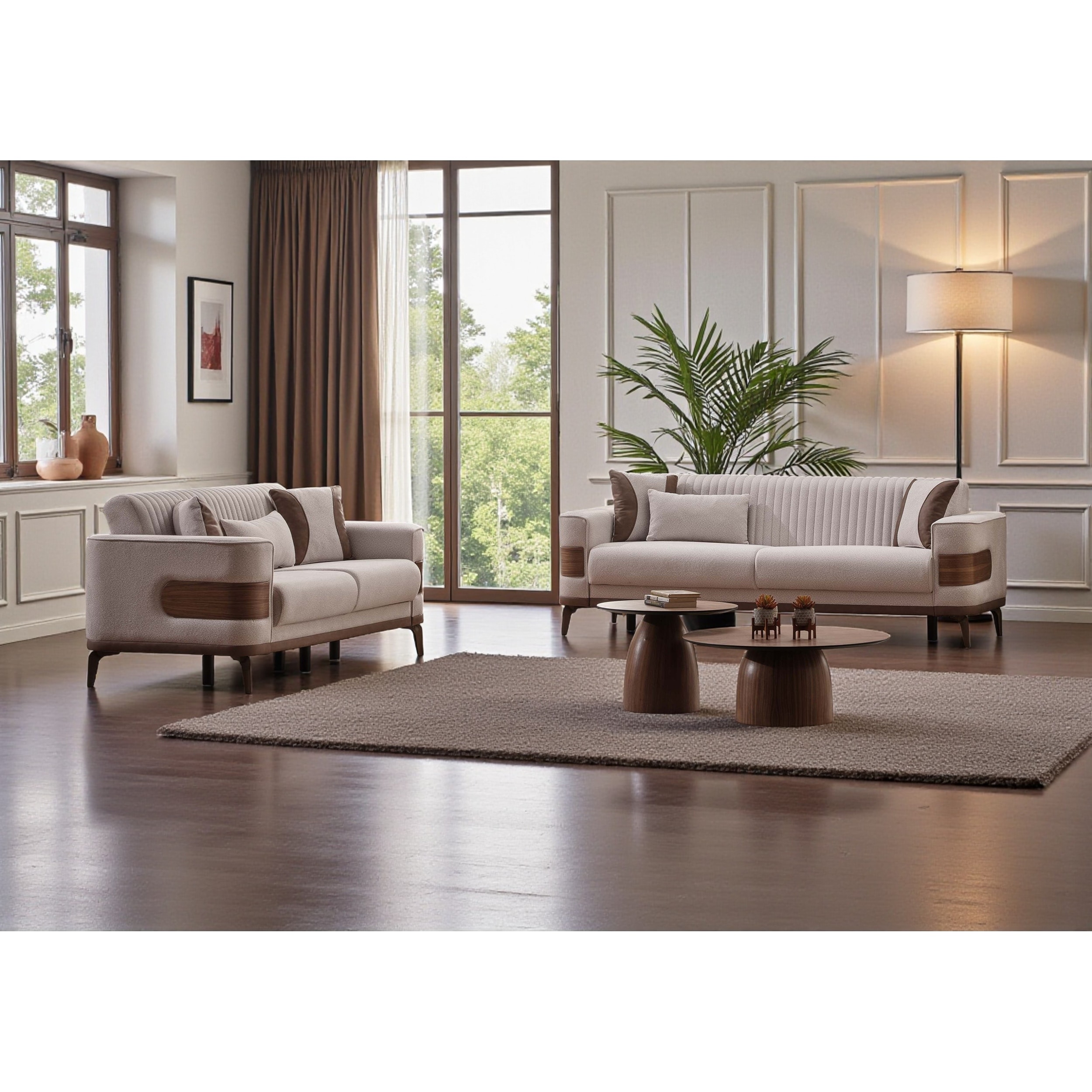 Eclipse 2 Pieces Living Room Sets 1 Sofa 1 Loveseat