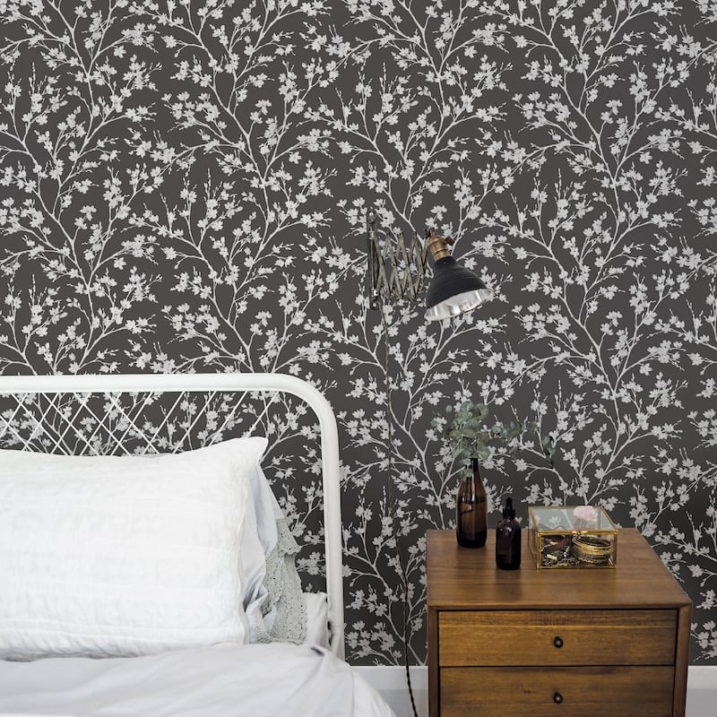 Galerie Wallcoverings Secret Garden Calming Leaf Branches Non-woven Matte Wallpaper Roll