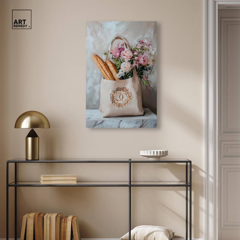 Chic Carryall I Canvas by Art Remedy, Gallery Wrapped