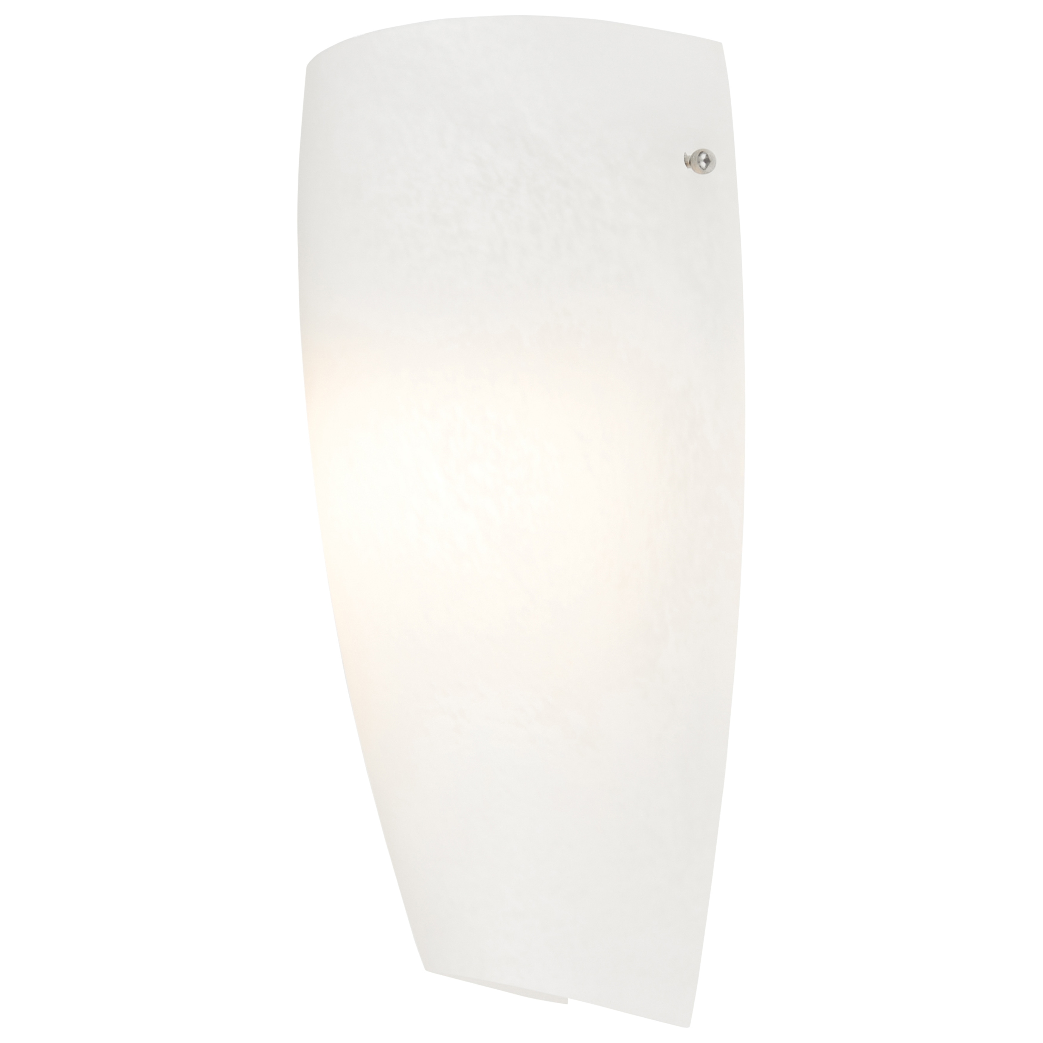 Access Lighting Daphne 1 Light Wall Sconce - Brushed Steel Finish - Alabaster Shade
