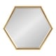 preview thumbnail 31 of 35, Kate and Laurel Calter Hexagon Framed Wall Mirror