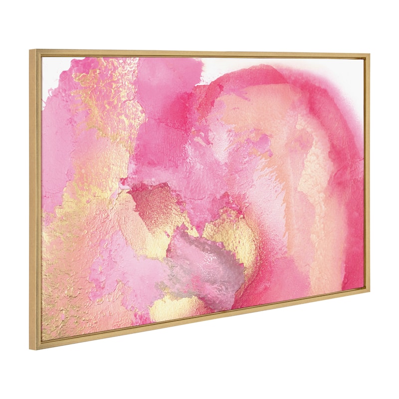 Kate and Laurel Sylvie Golden Hour Frame Canvas by Mentoring Positives