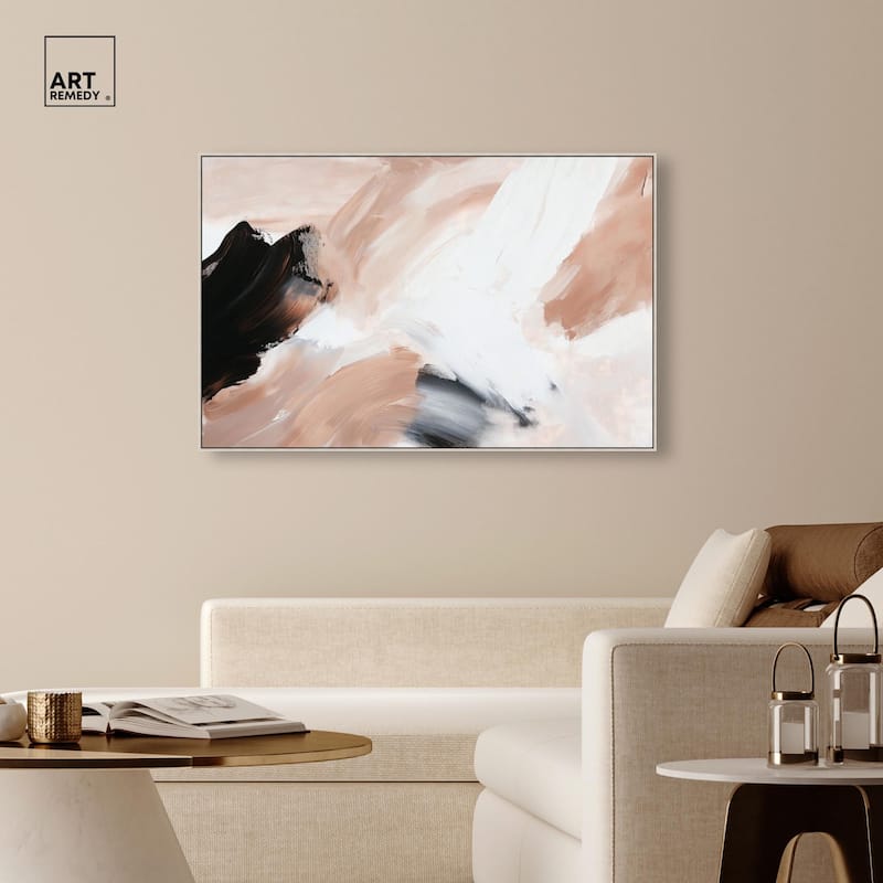 Swirls of Cream I Canvas by Art Remedy