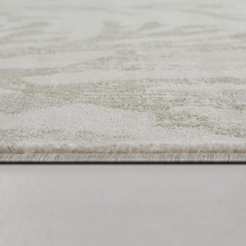 Kell Coastal Coral Print Area Rug
