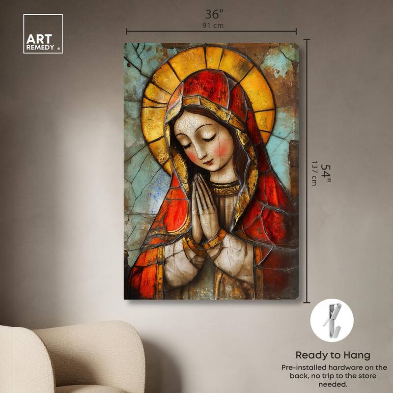 Ancient Supplication Canvas by Art Remedy, Gallery Wrapped