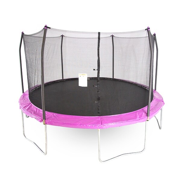 Skywalker Trampolines Purple 15 Round Trampoline with Enclosure