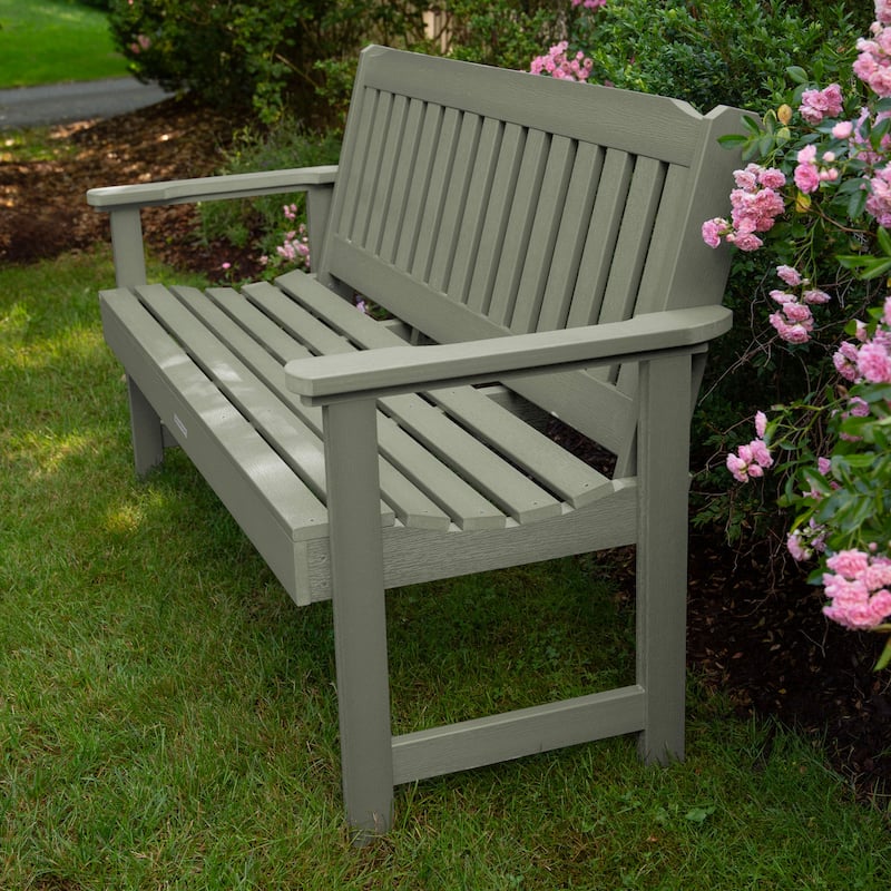 HIGHWOOD Lehigh 5-foot Eco-friendly Synthetic Wood Garden Bench