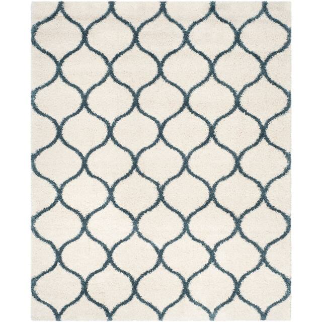 SAFAVIEH Hudson Shag Ogee Trellis 2-inch Thick Area Rug