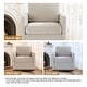 preview thumbnail 156 of 154, Set of 2 Modern Swivel Accent Armchairs Upholstered Arm Chairs
