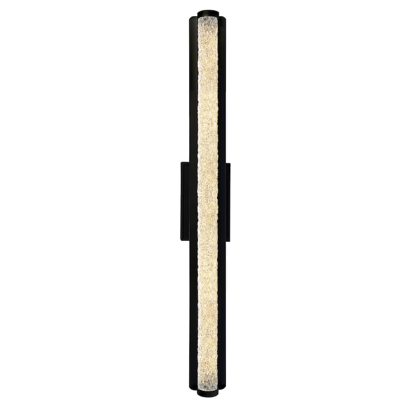 Fiji Integrated LED 24in Black Outdoor Wall Light - Black