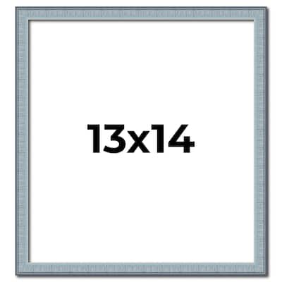13x14 Frame Rustic Sky Blue Solid Wood Picture Frame | 0.75 Inch