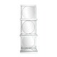 preview thumbnail 2 of 6, Allan Andrews Beveled Multi Mirrored 3 Tier Wall Shelf - 39"H x 14"W x 8"D