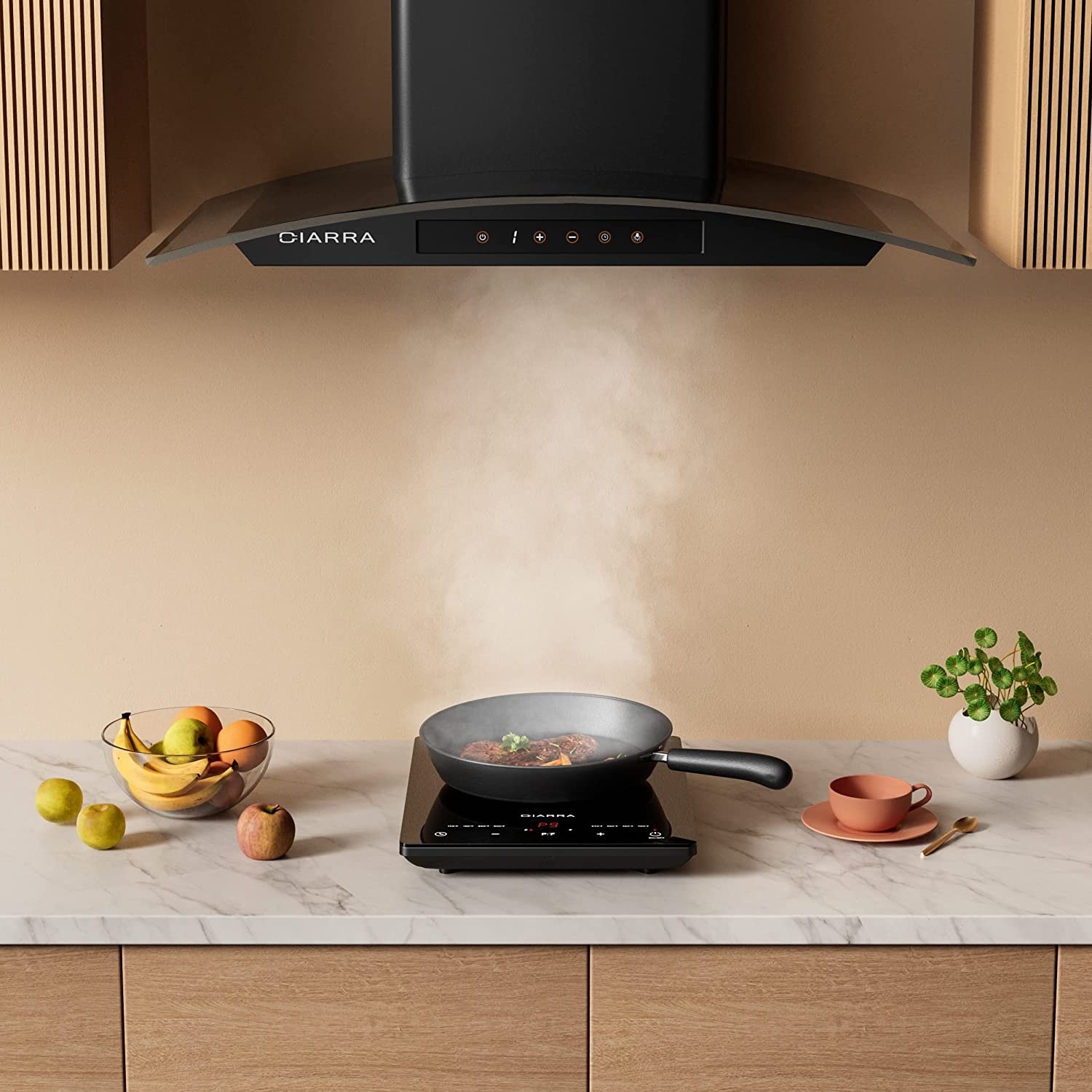 CIARRA 1800W Portable Induction Cooktop With Touch Control - Bed Bath &  Beyond - 36552848