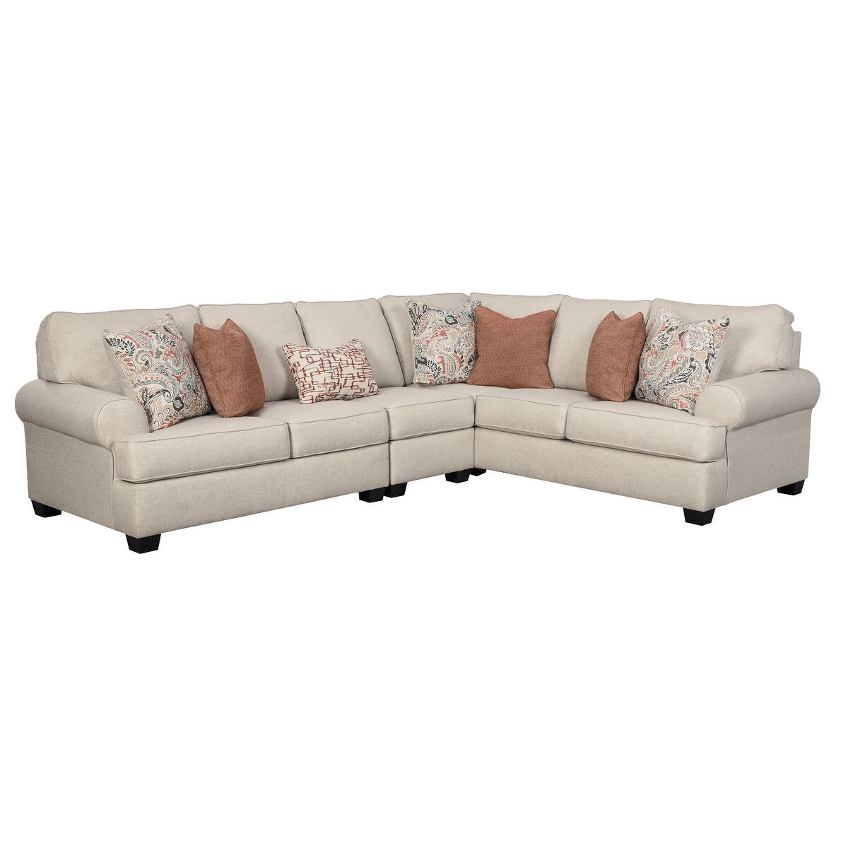 Signature Design by Ashley Bolivar 3-piece Linen Sectional Sofa -  28873539