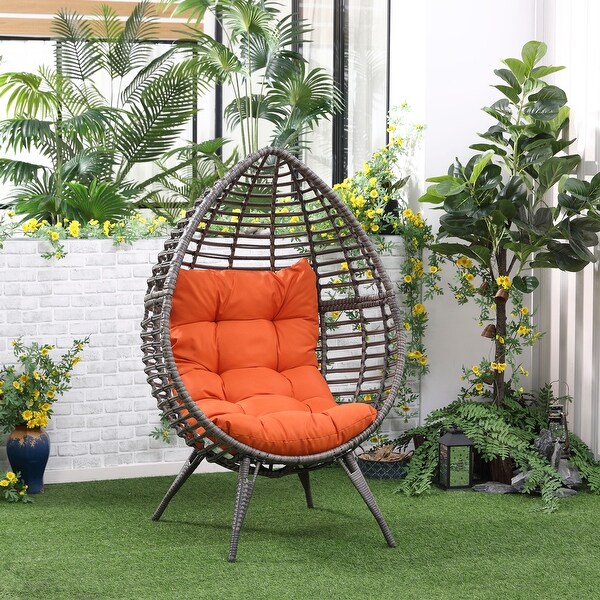 outsunny teardrop chair