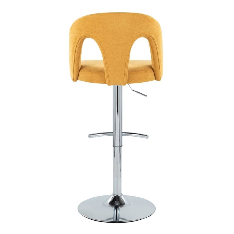 Ava Upholstered Adjustable Barstool - Set of 2