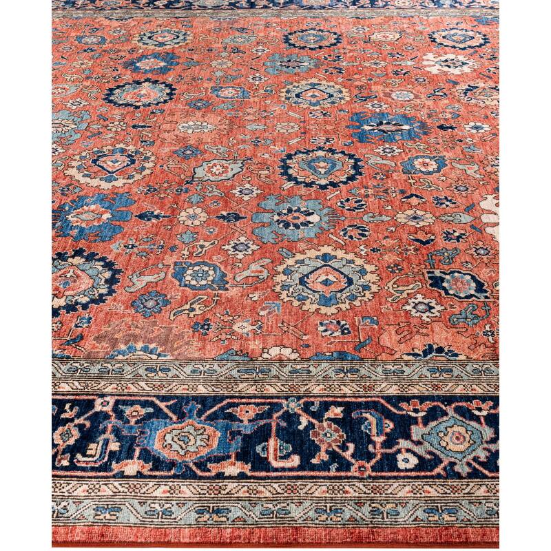 Serapi One-of-a-Kind Hand-Knotted Area Rug - Red - 9' 3" x 11' 10"