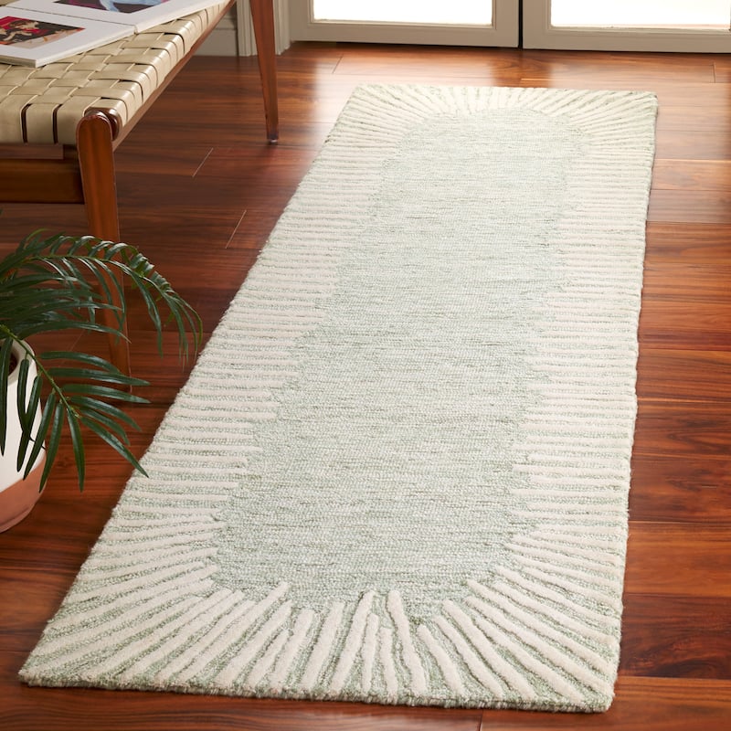 SAFAVIEH Handmade Abstract Sofoula Modern Wool Rug