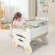 preview thumbnail 22 of 28, Costway Kids Drawing Table & Chair Set for Reading Playing with Pens & - See Details
