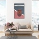 preview thumbnail 17 of 28, Oliver Gal 'Basketball Court Area' Sports Blue Wall Art Canvas 30 x 45 - Black