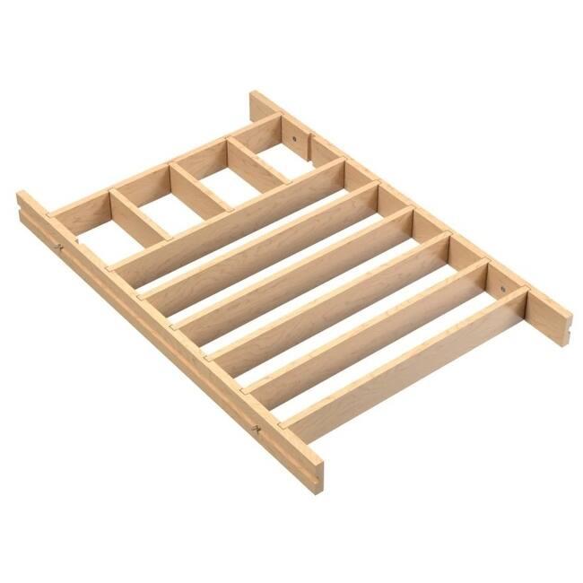 Rev-A-Shelf 4WDIV-36SH-1 Wood Classics 31-1/4" Wide Trimmable Shallow - Light Brown
