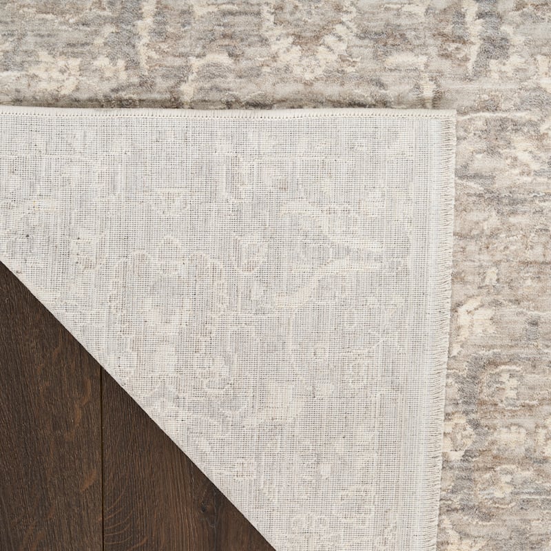 Nourison Shadows Indoor only Grey Persian Area Rug