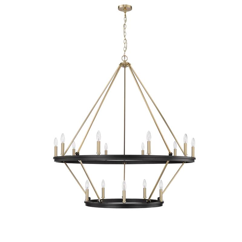 Millennium Lighting 95015 Carruth 15 Light 45" Wide Taper Candle Style