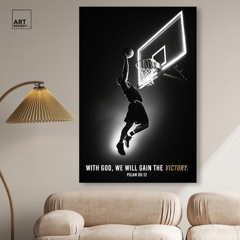 We Will Gain the Victory Canvas by Art Remedy, Gallery Wrapped