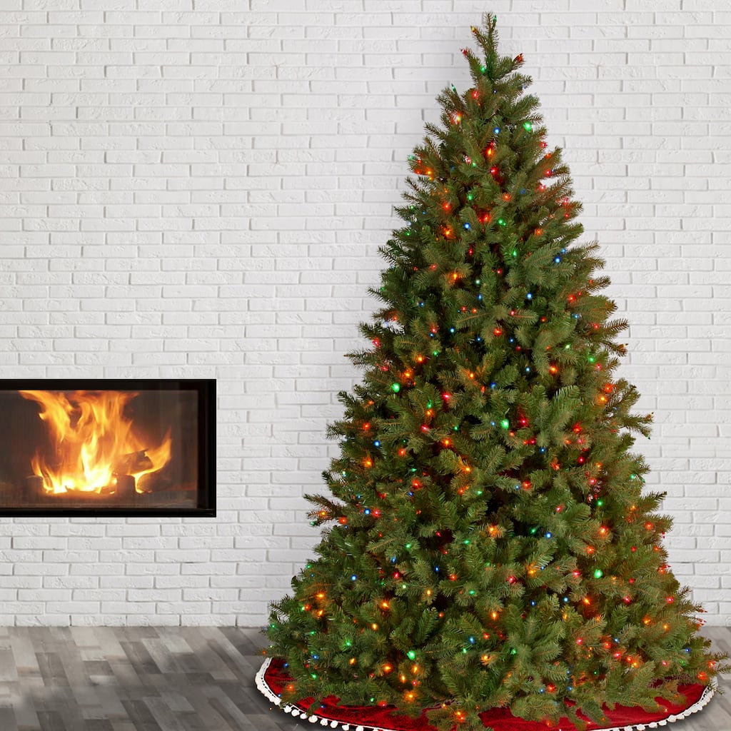 National Tree Company 6.5 ft. Downswept Douglas Fir Tree with Multicolored Lights - 6.5 Foot