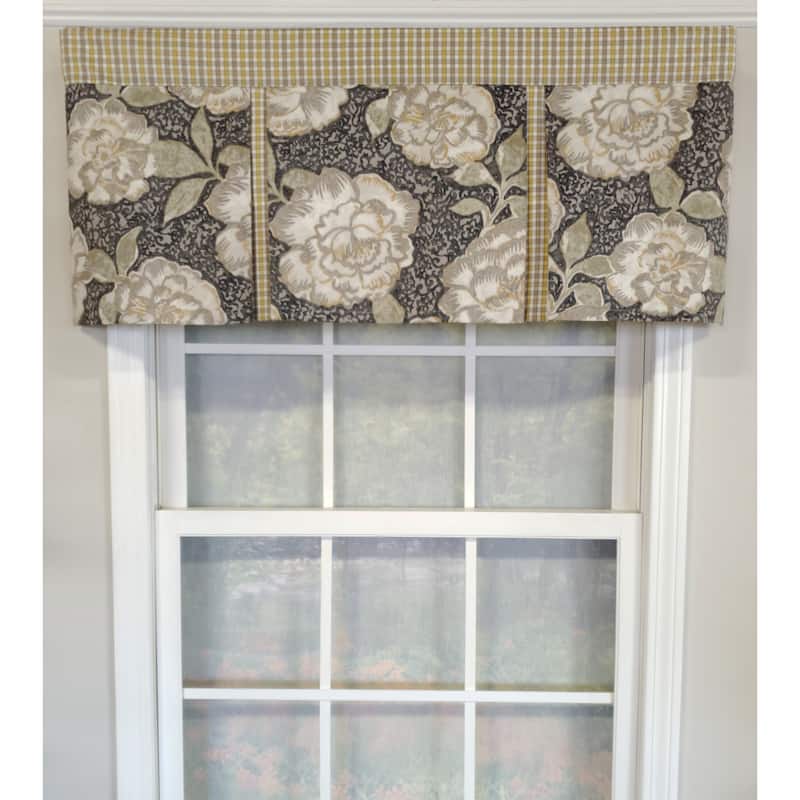 RLF Home Peony Ball Pleated Valance