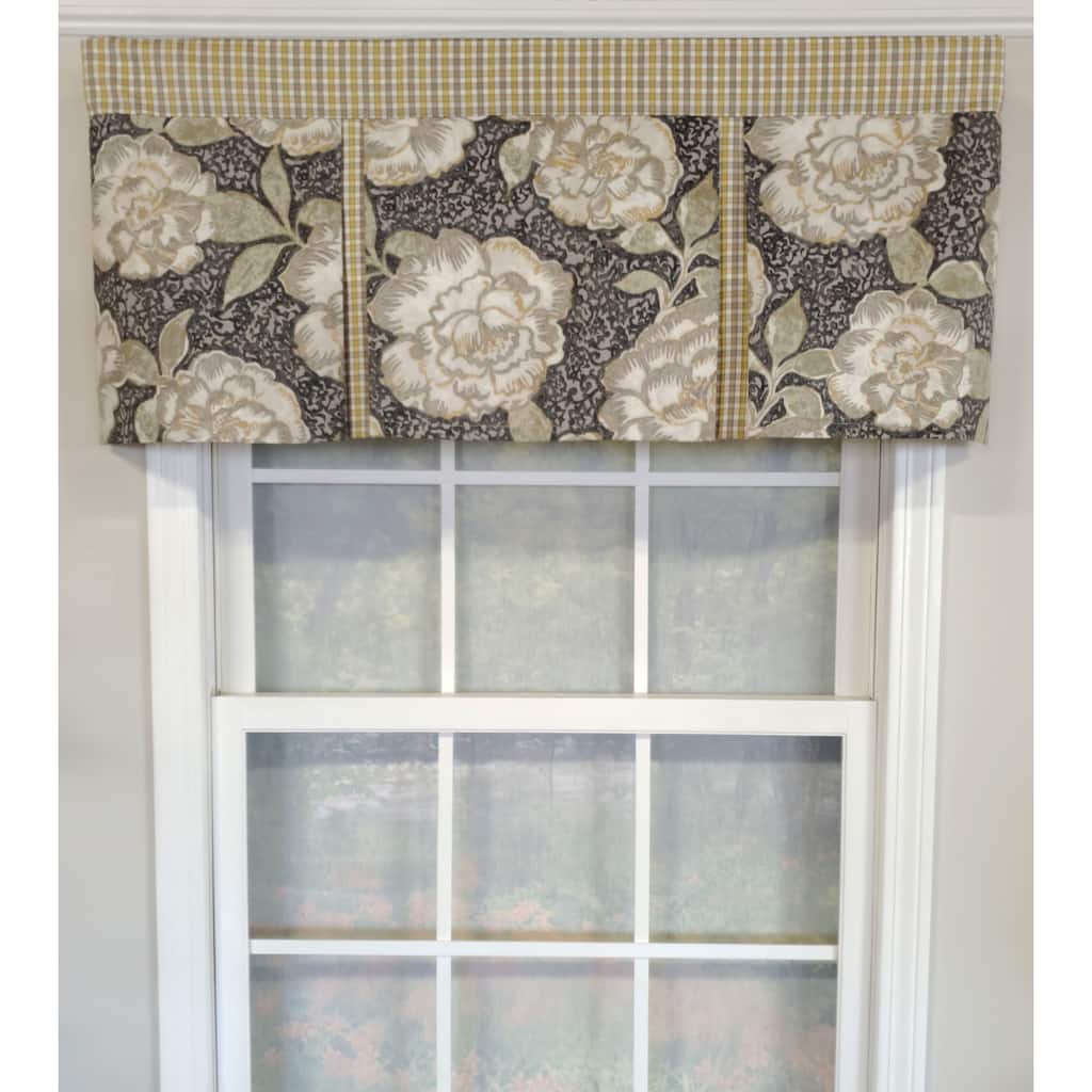 RLF Home Peony Ball Pleated Valance