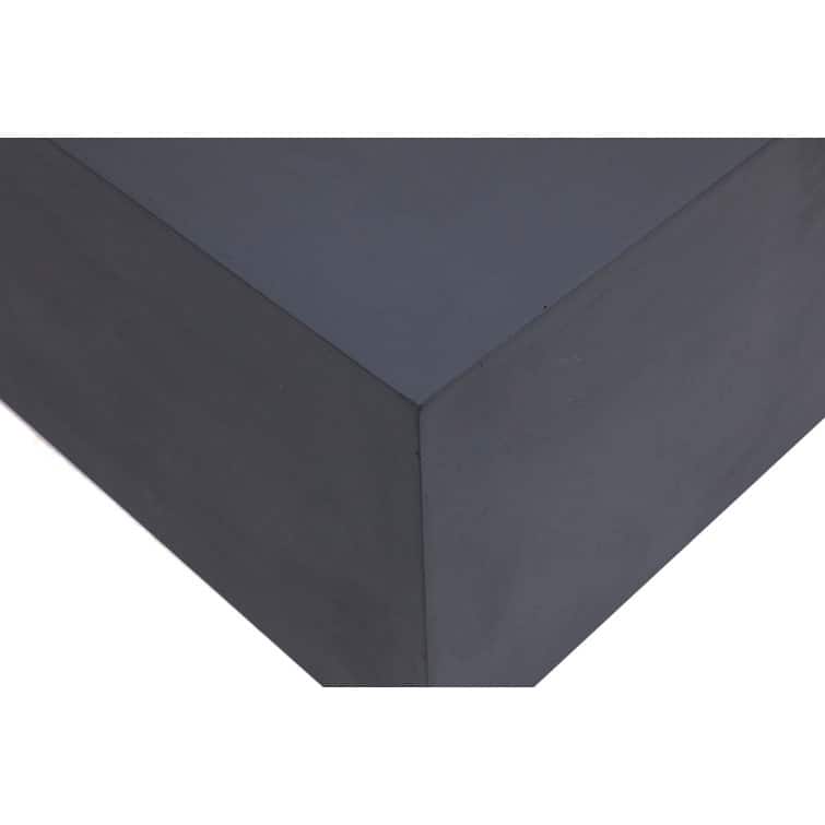 Brooklyn 40" Square Concrete Fire Pit Table by AMS Fireplace