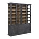 preview thumbnail 2 of 2, Furniture Classics Upper Westside Large 12-Shelf Display Case with 12-Drawer Storage