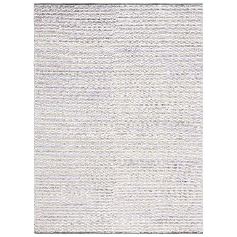 Martha Stewart by SAFAVIEH, Handmade Lisaveta Modern Wool Rug - 8' x 10' - Ivory/Blue