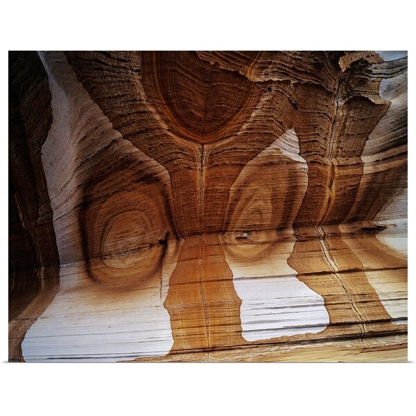 "Painted cliff" Poster Print
