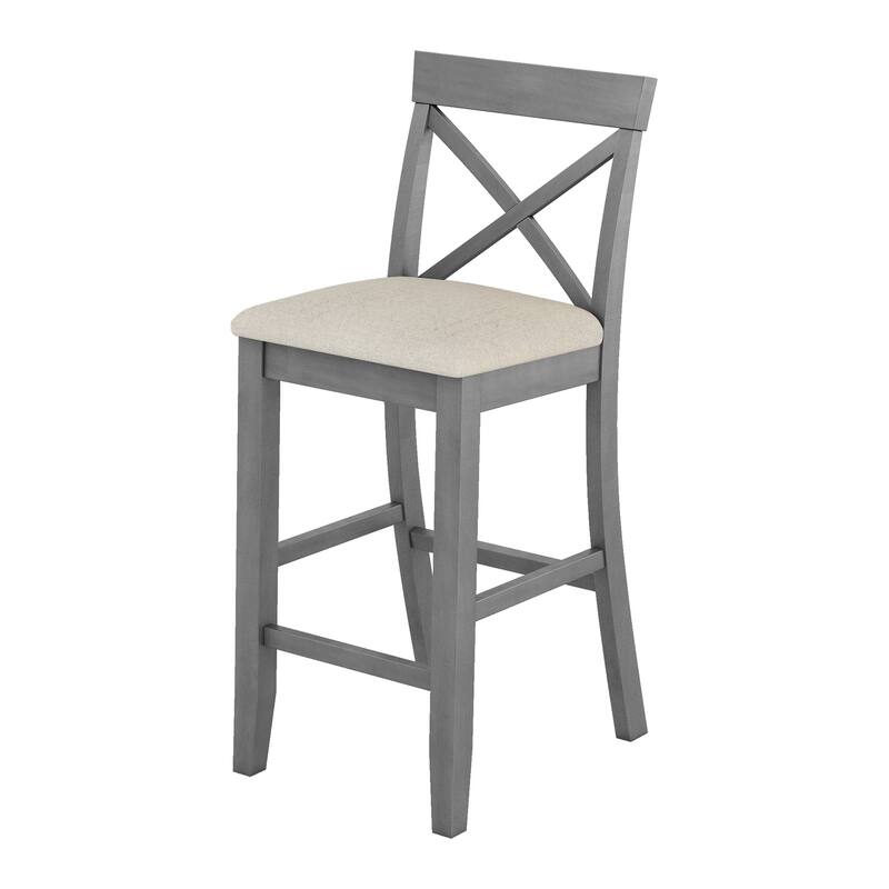 3-Piece Dining Set with 2 Chairs for Small Places