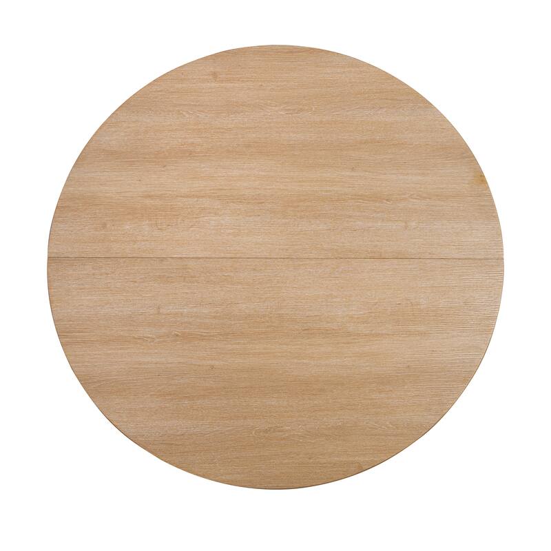 Furniture of America Zephyra Modern 5-Piece Wood Round Compact Dining Table Set