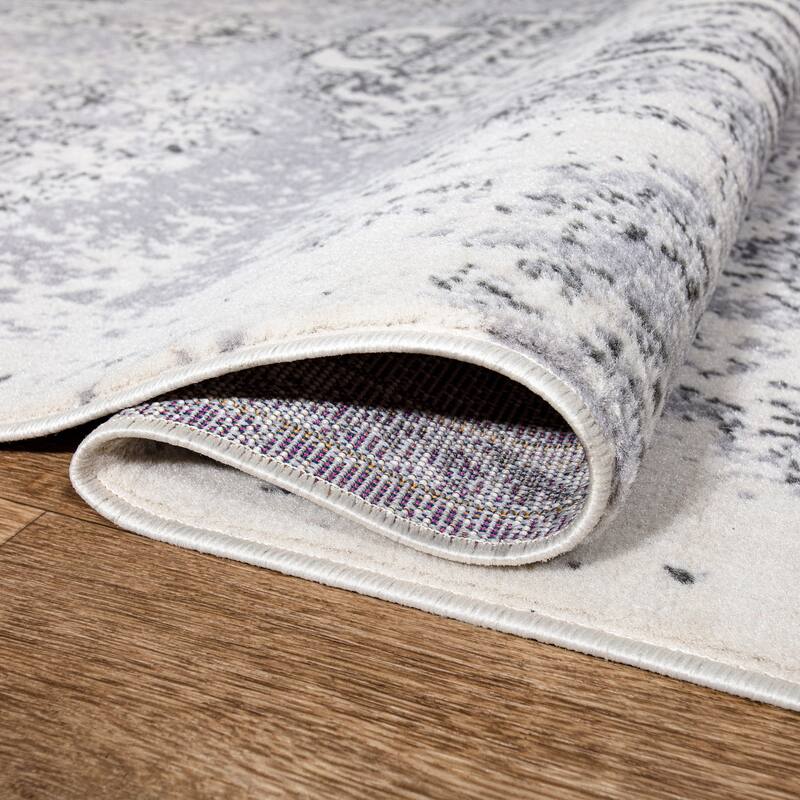 World Rug Gallery Vintage Distressed Boho Oriental Area Rug