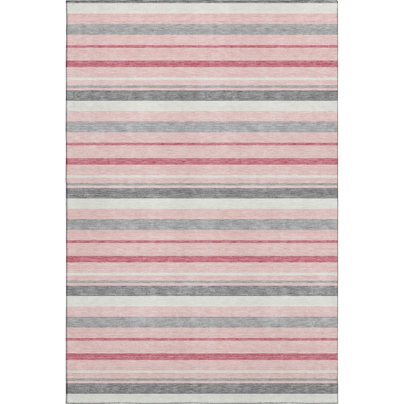 Premium Washable Super Soft Sophisticated Stripe Mayfield Rug