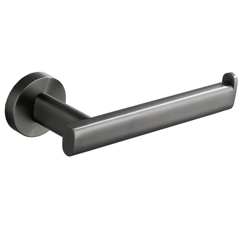 Wall Mount Toilet Paper Holder Stainless Steel Tissue Roll Holder - Gunmetal - Gunmetal