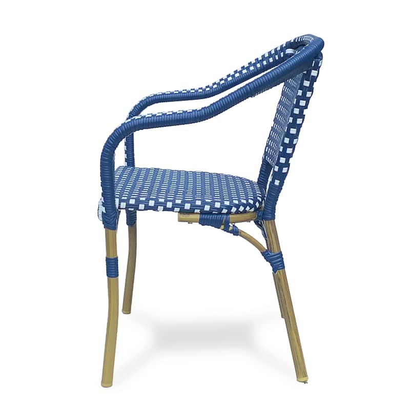 Cecil Outdoor Outdoor Bistro Chairs (Set of 2) by Christopher Knight Home