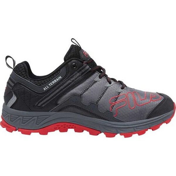Fila Men's Blowout 19 Trail Running Shoe Castlerock/Black/Fila Red